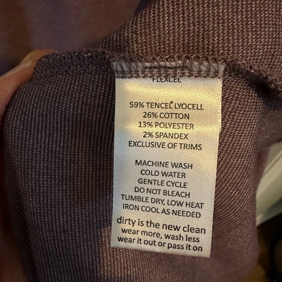 Horny toad V-Neck knee length dress Size Small purple - Picture 4 of 12